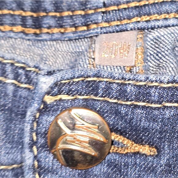 Melissa MCCARThY x‎ Seven7 Bootcut Women's Mid Rise Blue Jeans Plus Size 20 - Picture 11 of 12